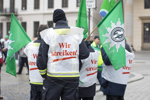 verdi Warnstreik im oeffentlichen Dienst Berlin