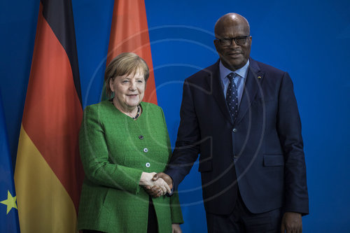 Bundeskanzlerin Angela Merkel trifft Roch Marc Christian Kabore