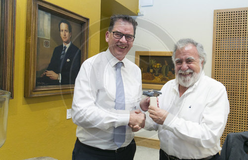 Gerd Mueller im Innenministerium Mexiko