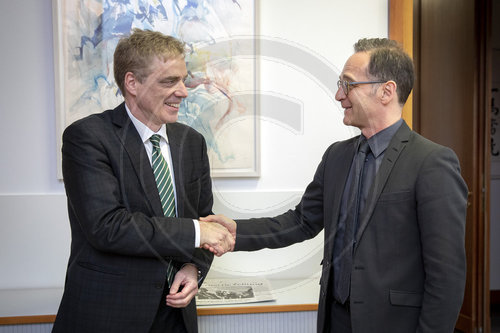 BM Maas trifft Botschafter Kriener