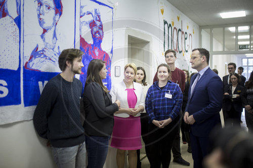 Franziska Giffey und Jens Spahn