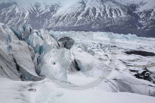 Der Vatnajoekull Gletscher