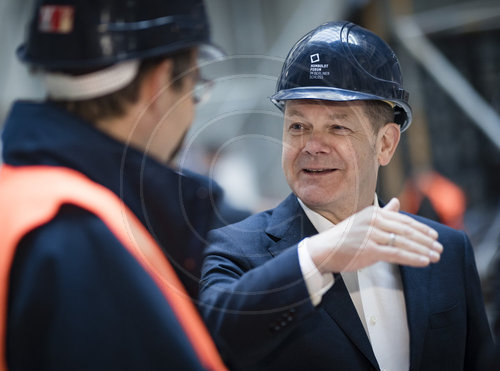 Olaf Scholz besucht Humboldt-Forum