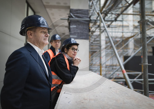 Olaf Scholz besucht Humboldt-Forum