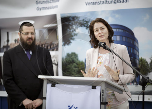 BM Barley besucht Baustelle des Pears Juedischen Campus