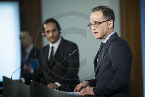 Heiko Maas trifft Scheich Al-Thani