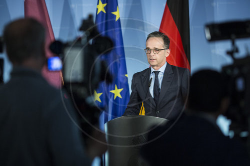 Heiko Maas trifft Scheich Al-Thani