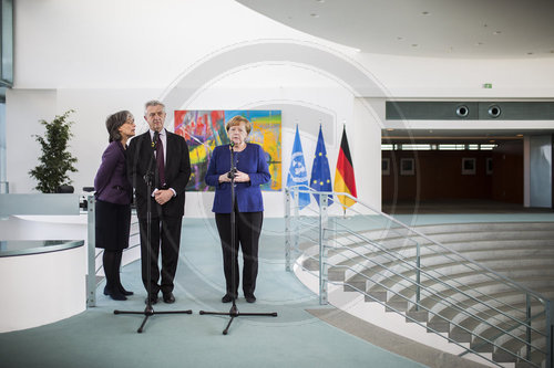 Angela Merkel trifft Filippo Grandi
