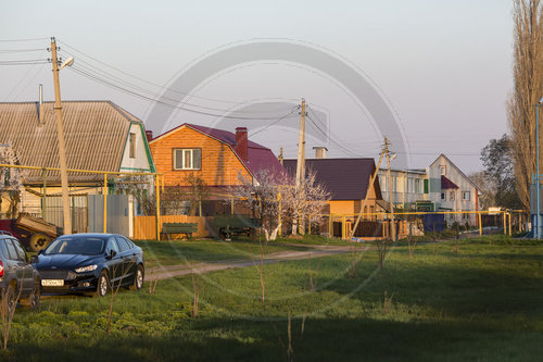 Typisches russisches Dorf