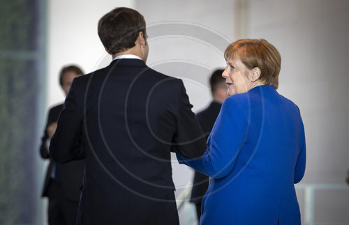 Westbalkantreffen - Merkel empfaengt Macron