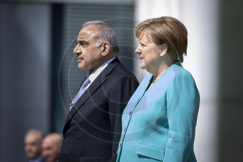 Merkel empfaengt Adel Abdul-Mahdi
