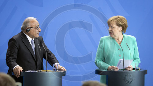 Merkel empfaengt Adel Abdul Mahdi