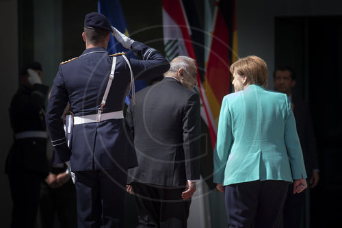 Merkel empfaengt Adel Abdul Mahdi