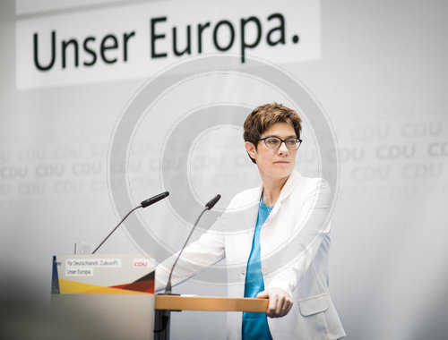 CDU Pressekonferenz nach Europawahl