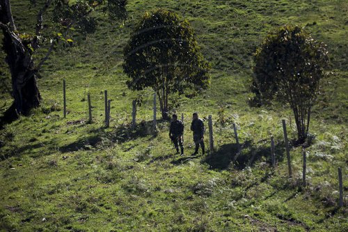 FARC-Reintegrationslager (ETCR) in La Fila