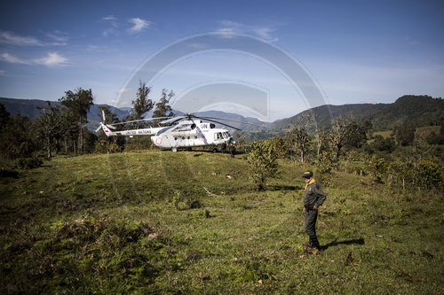 FARC-Reintegrationslager (ETCR) in La Fila