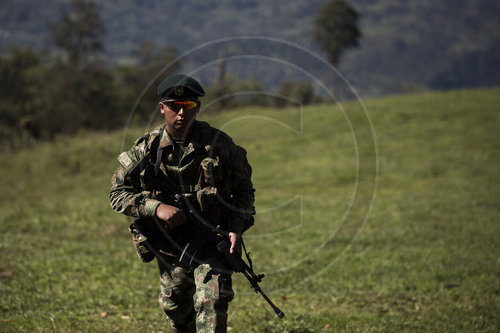 FARC-Reintegrationslager (ETCR) in La Fila