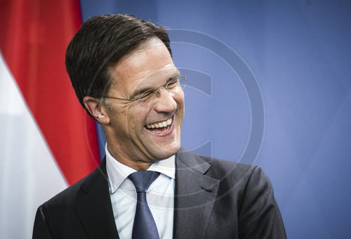 Merkel empfaengt niederlaendischen Ministerpraesidenten Rutte