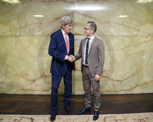 BM Maas trifft John Kerry