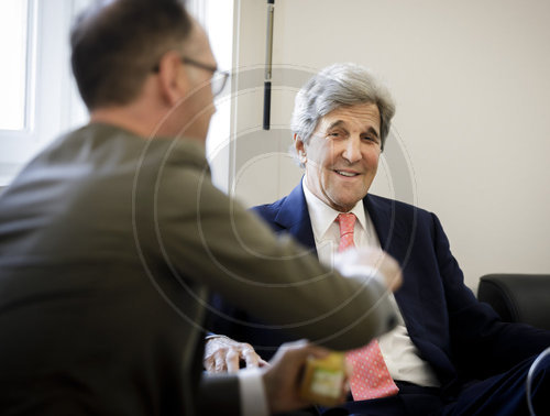 BM Maas trifft John Kerry