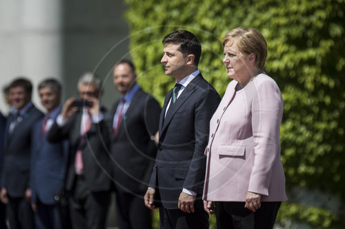 Angela Merkel trifft Wolodymyr Selenskyj