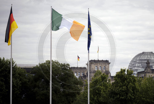 Merkel empfaengt Michael D. Higgins