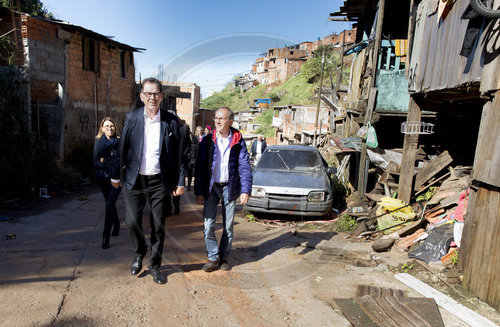 Bundesentwicklungsminister Gerd Mueller, CSU, in Brasilien