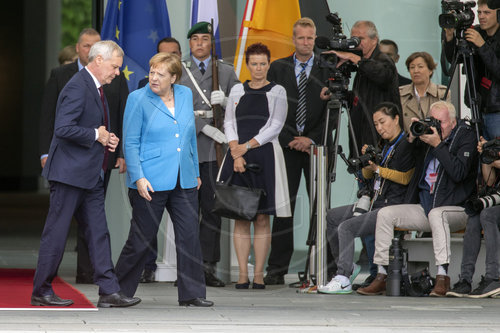 Merkel empfaengt Antti Rinne