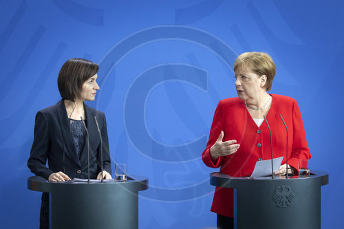Merkel empfaengt Maia Sandu