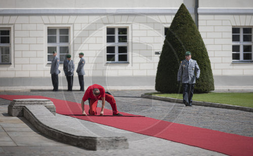 Besuch des Praesidenten der Portugiesischen Republik, Marcelo Rebelo de Sousa im Schloss Bellevue