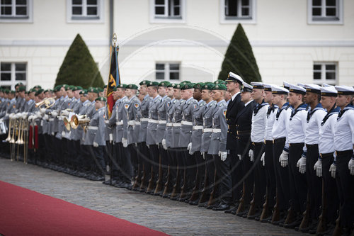 Besuch des Praesidenten der Portugiesischen Republik, Marcelo Rebelo de Sousa im Schloss Bellevue