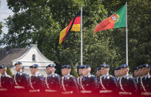 Besuch des Praesidenten der Portugiesischen Republik, Marcelo Rebelo de Sousa im Schloss Bellevue