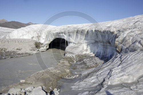 Ein Gletscher im Sirmilik Nationalpark