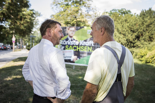 Wahlkampf Sachsen