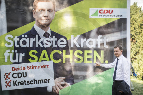 Wahlkampf Sachsen