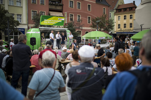 Wahlkampf Sachsen