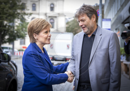 Robert Habeck trifft Nicola Sturgeon