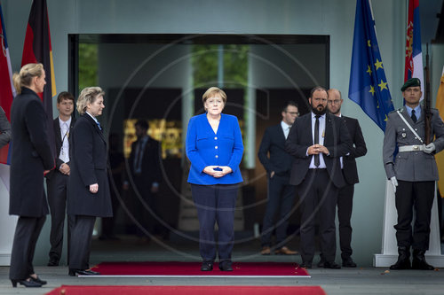 Merkel empfaengt Ana Brnabic