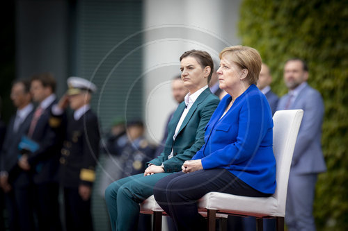 Merkel empfaengt Ana Brnabic
