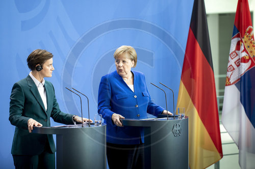 Angela Merkel empfaengt Ana Brnabic