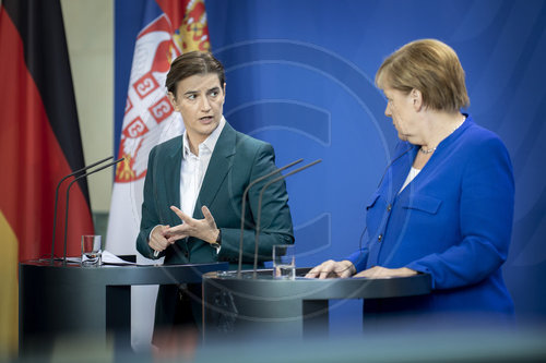 Angela Merkel empfaengt Ana Brnabic