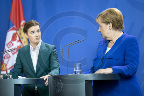 Angela Merkel empfaengt Ana Brnabic