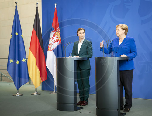 Angela Merkel empfaengt Ana Brnabic