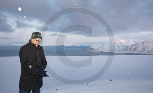 Gerd Mueller, CSU,auf Spitzbergen
