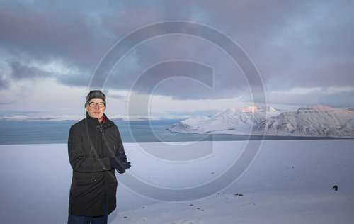 Gerd Mueller, CSU,auf Spitzbergen