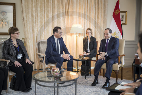 Gerd Mueller trifft Abdelfattah Al-Sisi