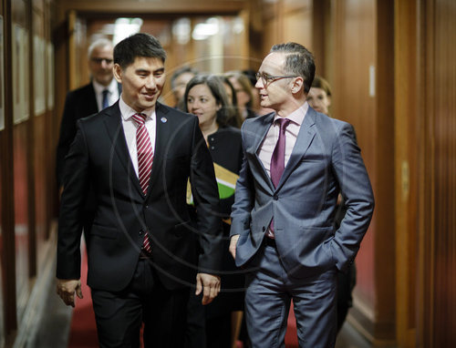 BM Maas trifft den Aussenminister von Kirgisistan