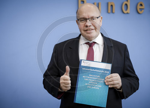 Peter Altmaier - Jahreswirtschaftsberichts 2020