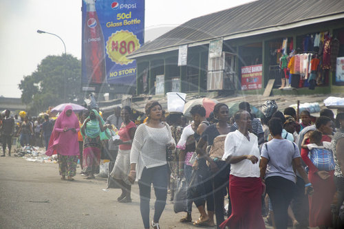 Strassenszene in Port Harcourt