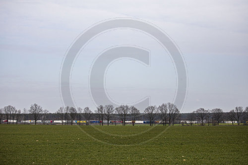 Stau aufgrund von Grenzkontrollen